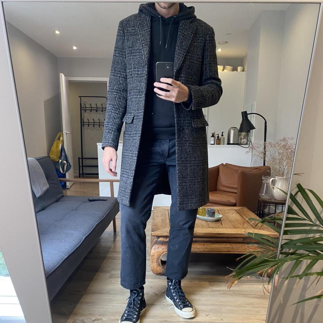 allsaints dowell coat