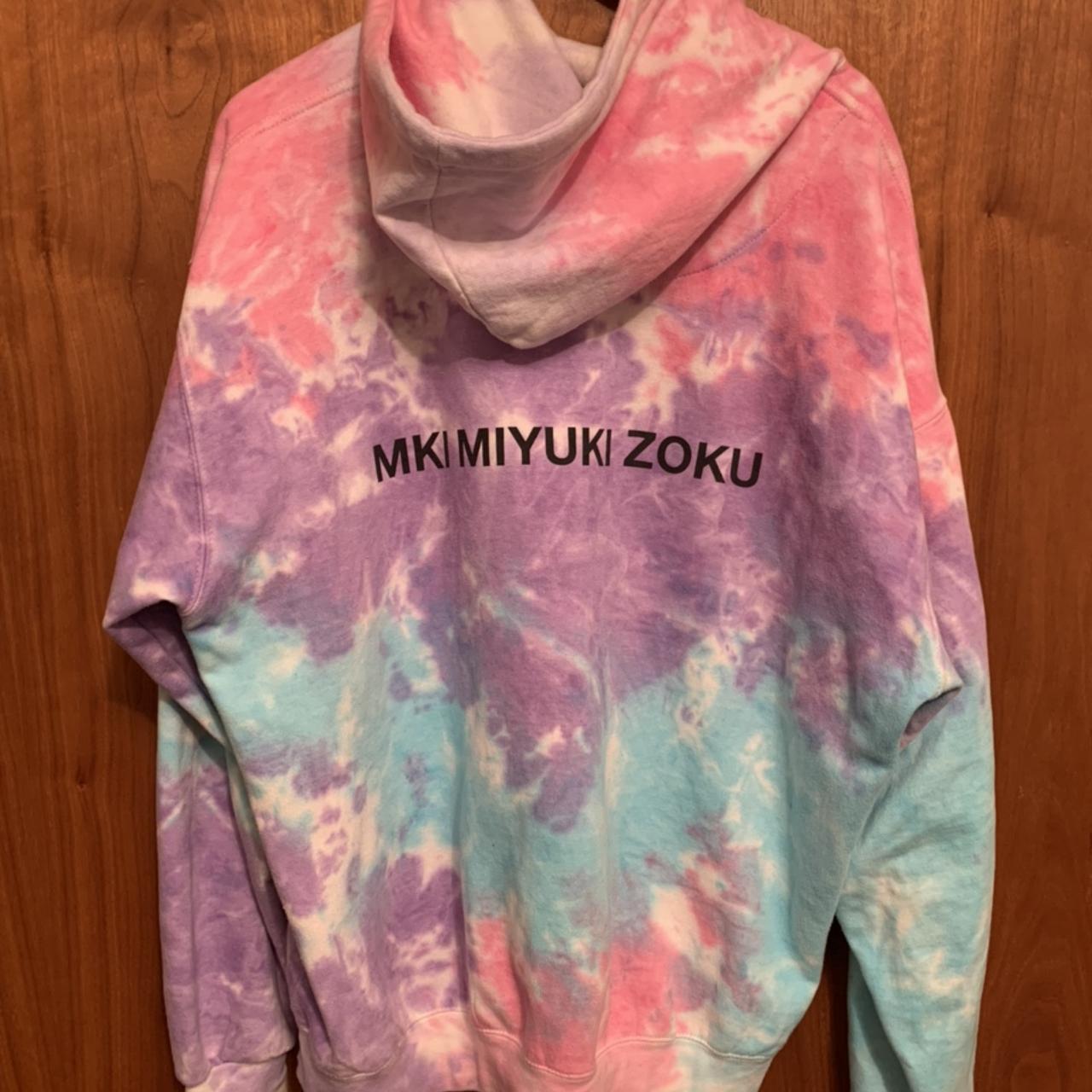 Mki miyuki zoku outlet tie dye hoodie