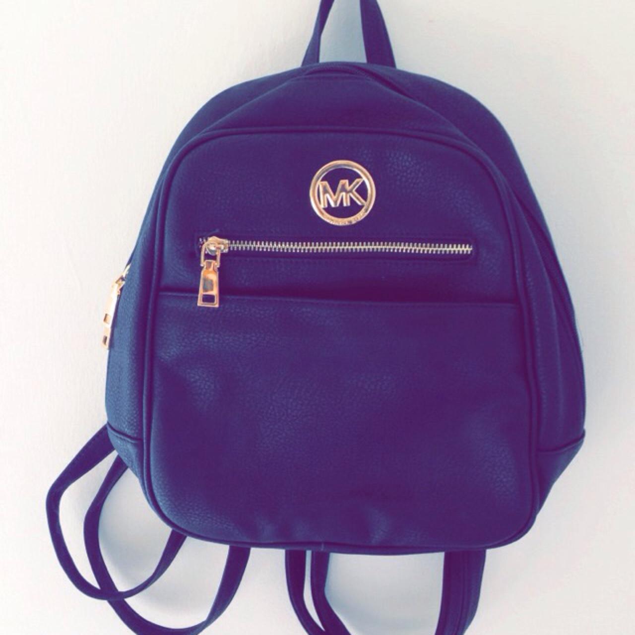 Purple michael kors backpack hot sale