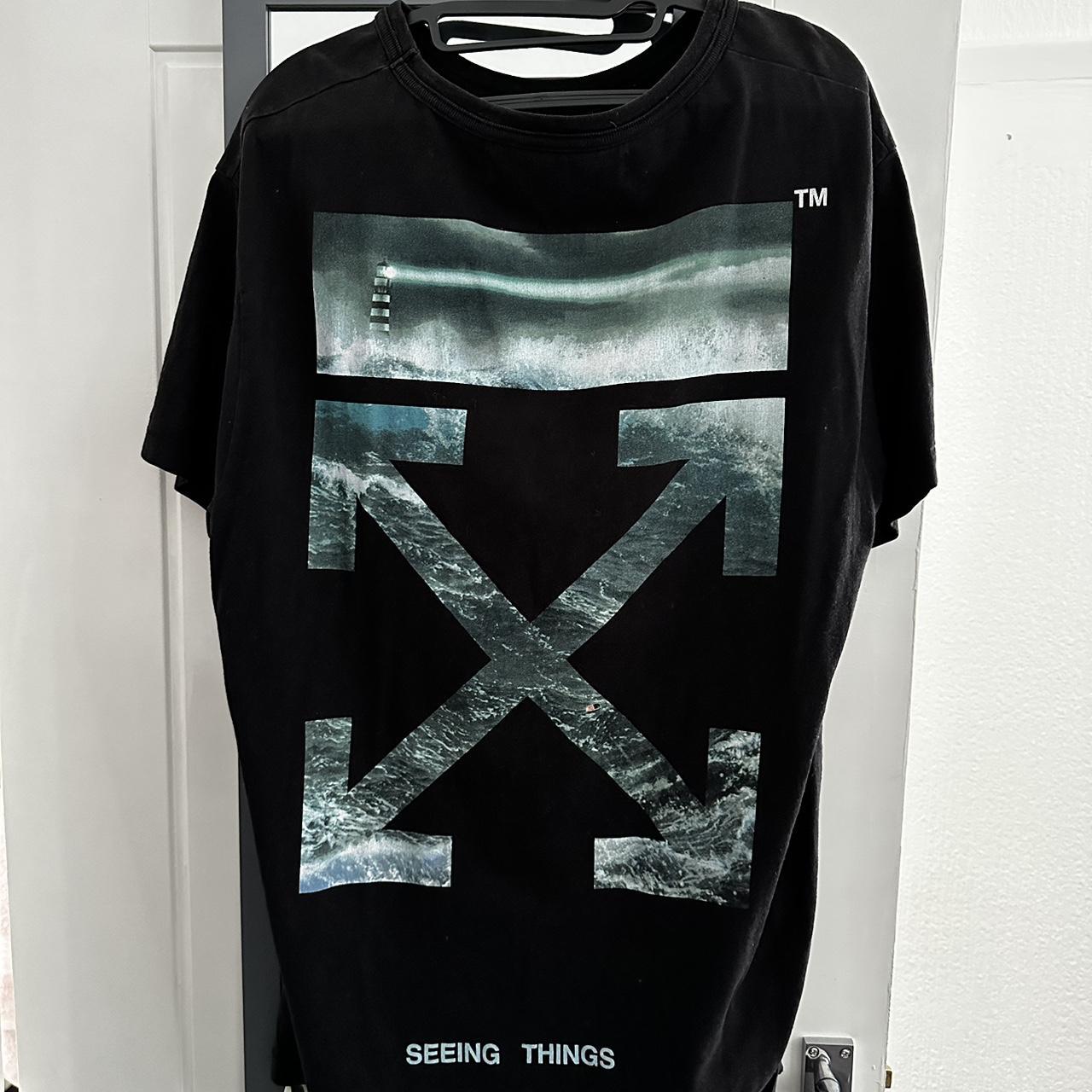 Off white seeing things Screaming girl t shirt size