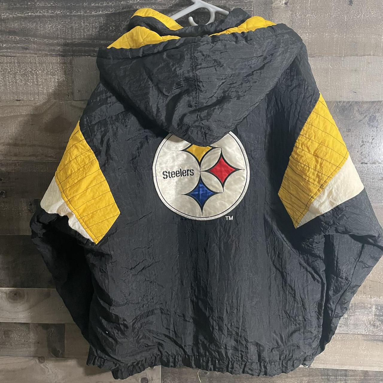 Starter Men's Black and Yellow Jacket (4)