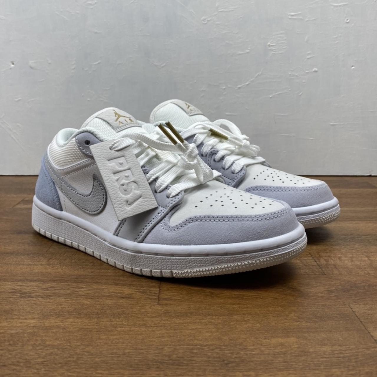 AIR JORDAN LOW PARIS WHITE SKY GREY Depop