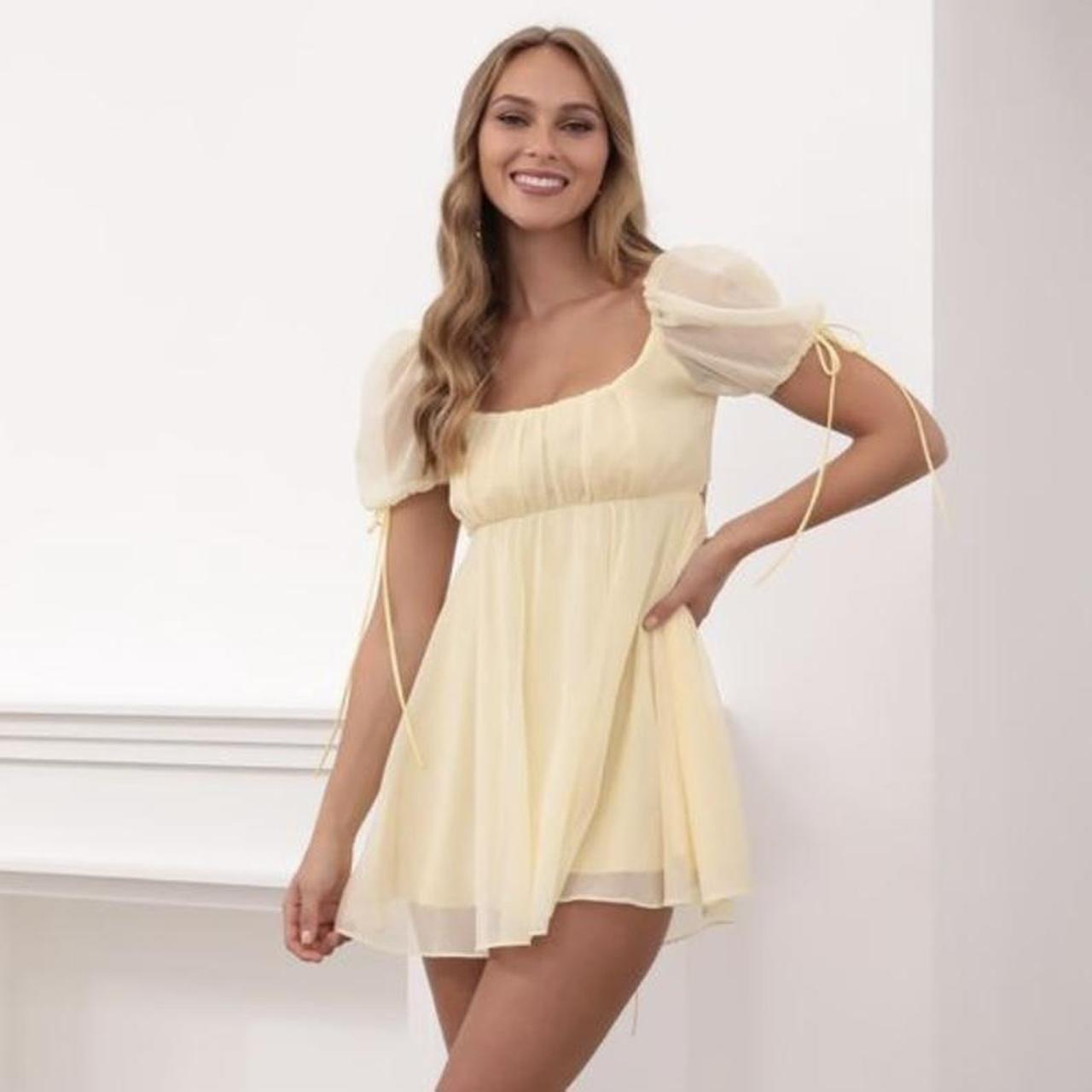 Lucy in the sky store Leilani Crinkle Chiffon Baby... Depop