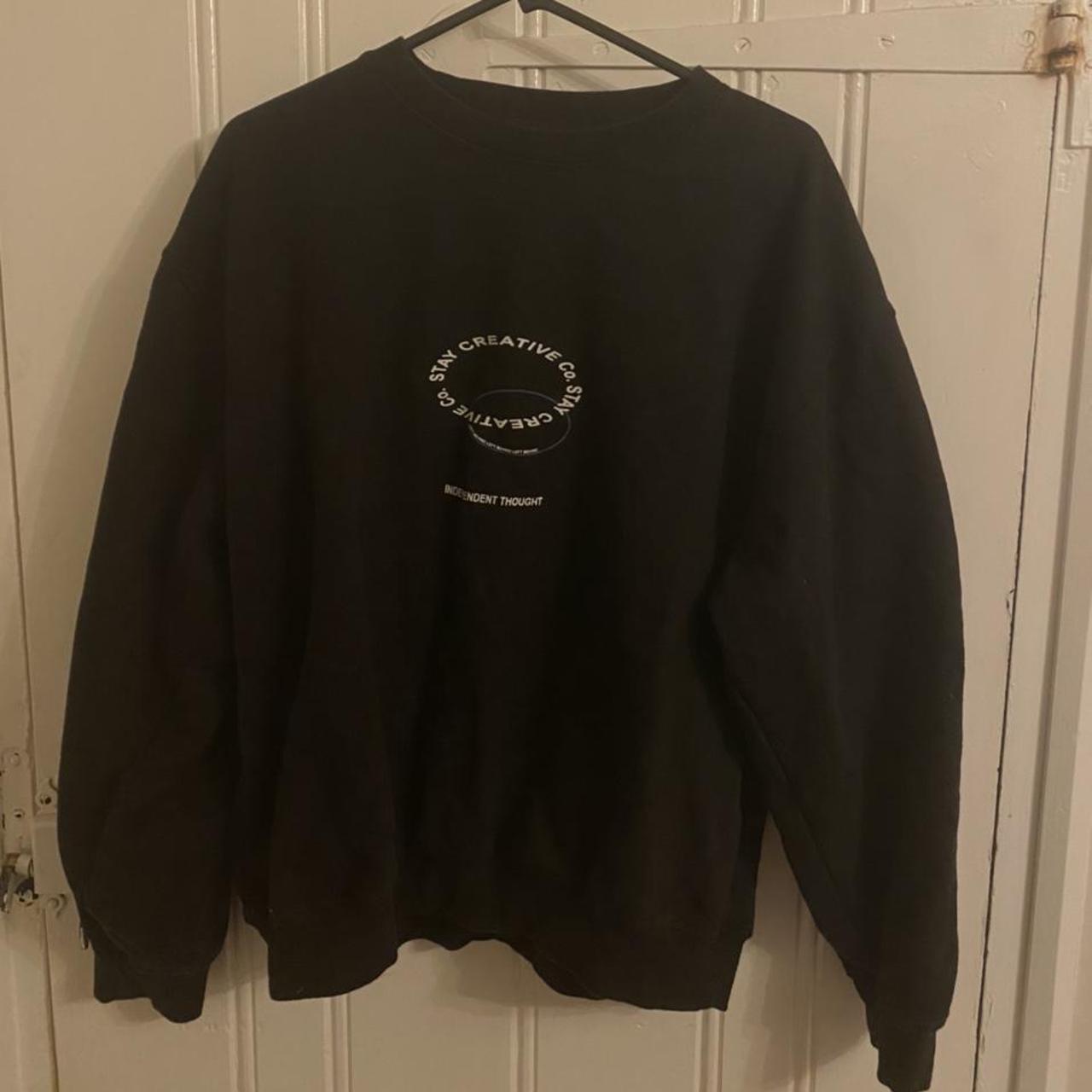 SCRT JUMPER // BLACK WORN ONCE SIZE XXL (more... - Depop