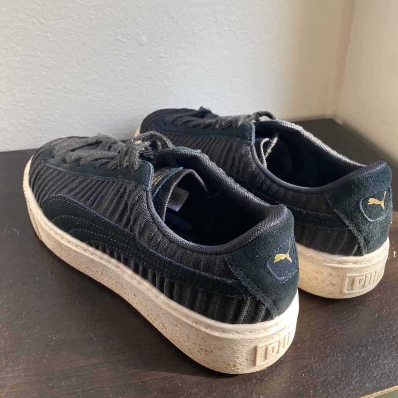puma platform noir