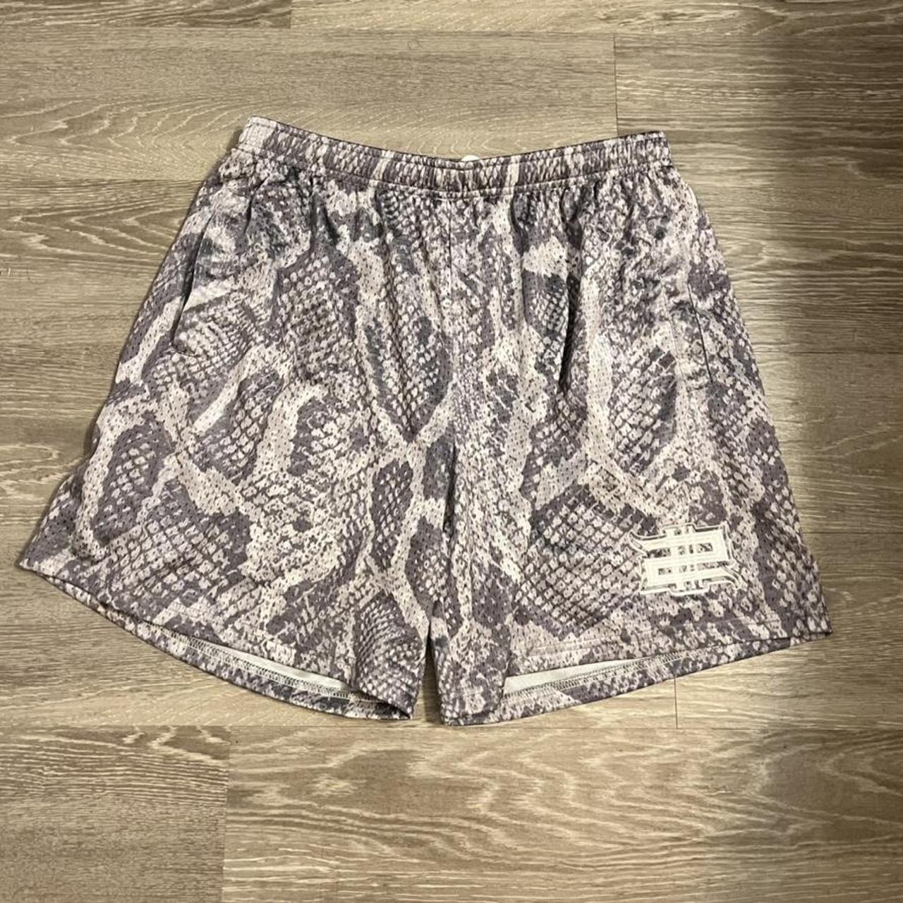 Grey sales snakeskin shorts