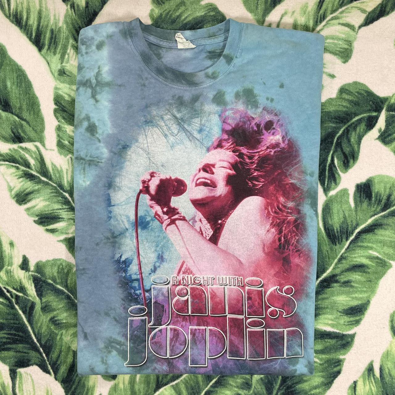 Vintage 90s Janis Joplin Tie Dye Band Tee 🌀, ✨ free...