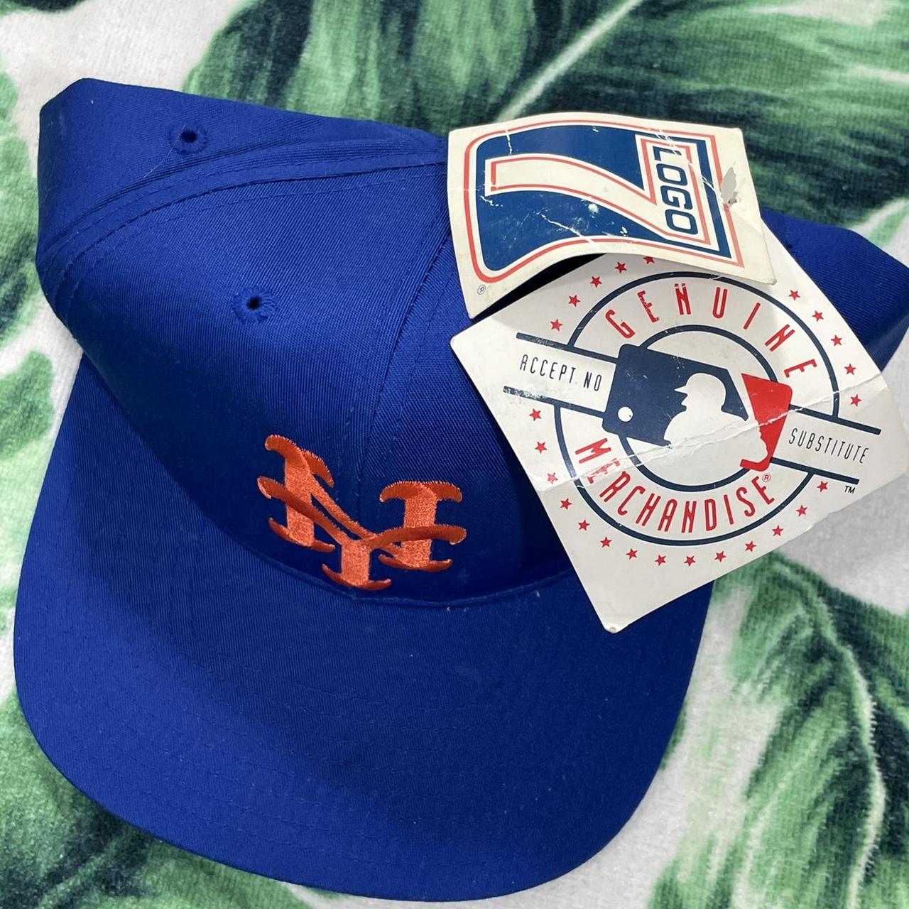 Vintage 90s New York Mets Snapback 🌀 ✨ free... - Depop