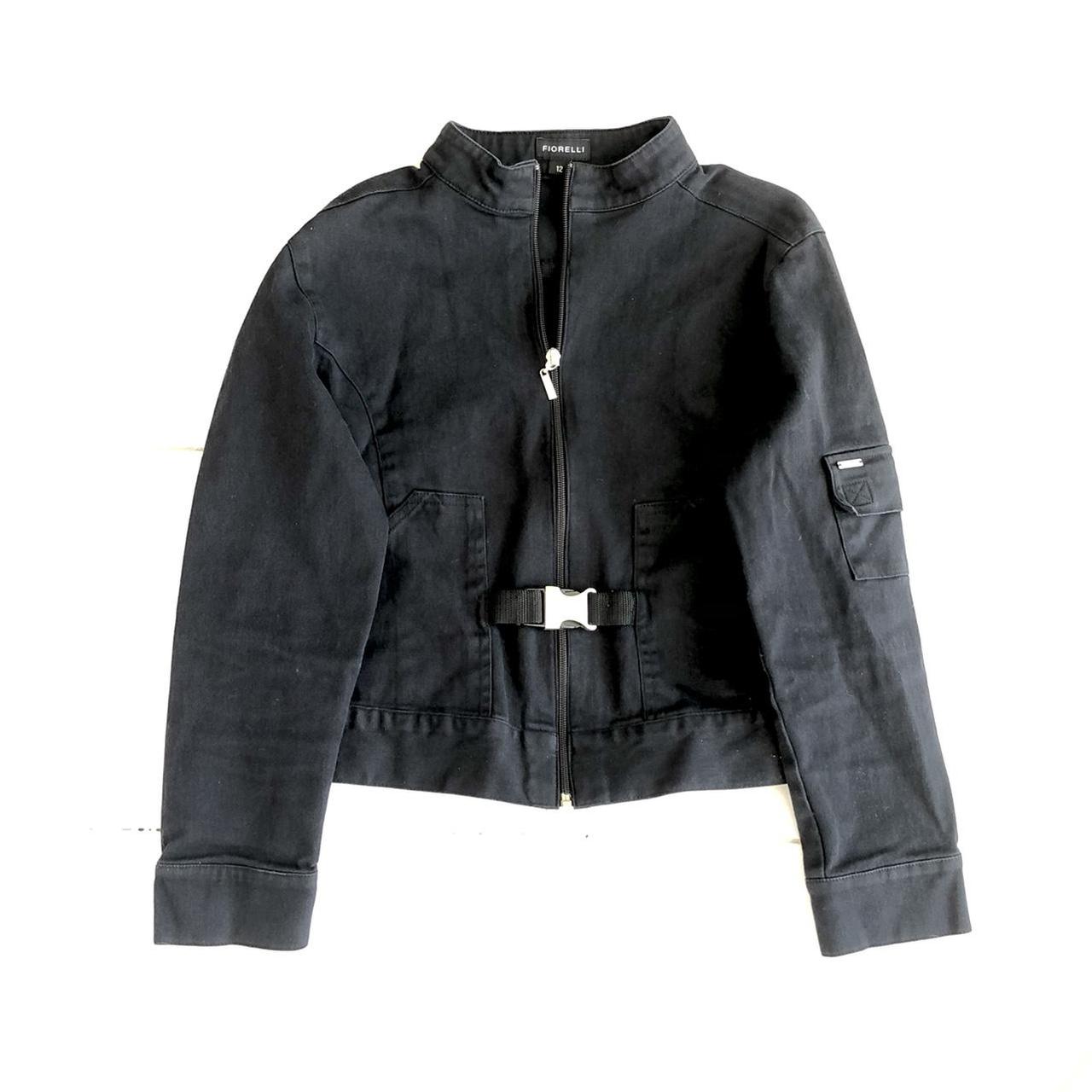 Fiorelli jacket Insane black cotton boxy short... - Depop