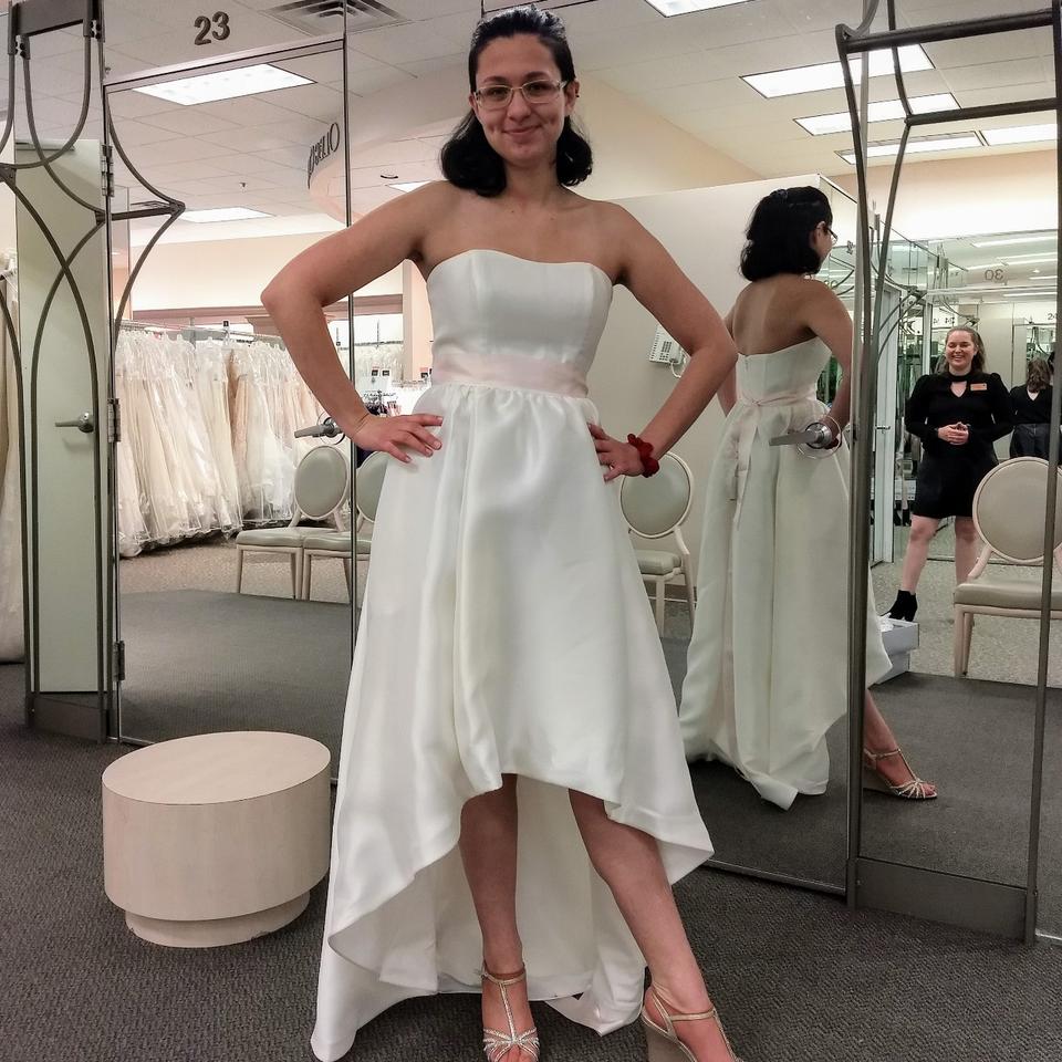 Davids Bridal High Low Dress