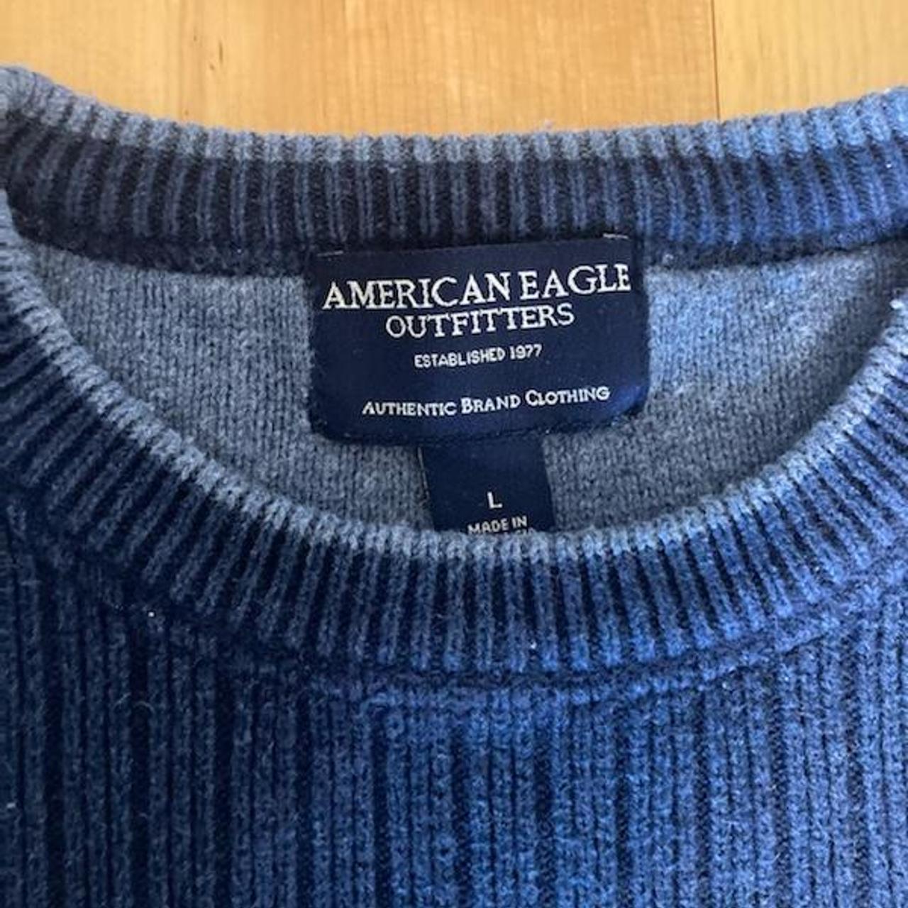 Vintage American Eagle sweater, size men’s... - Depop