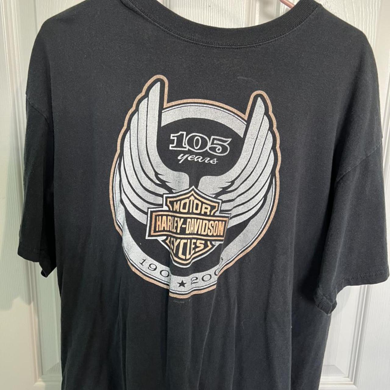 Harley Davidson Vintage Tee 105 Yrs - Depop