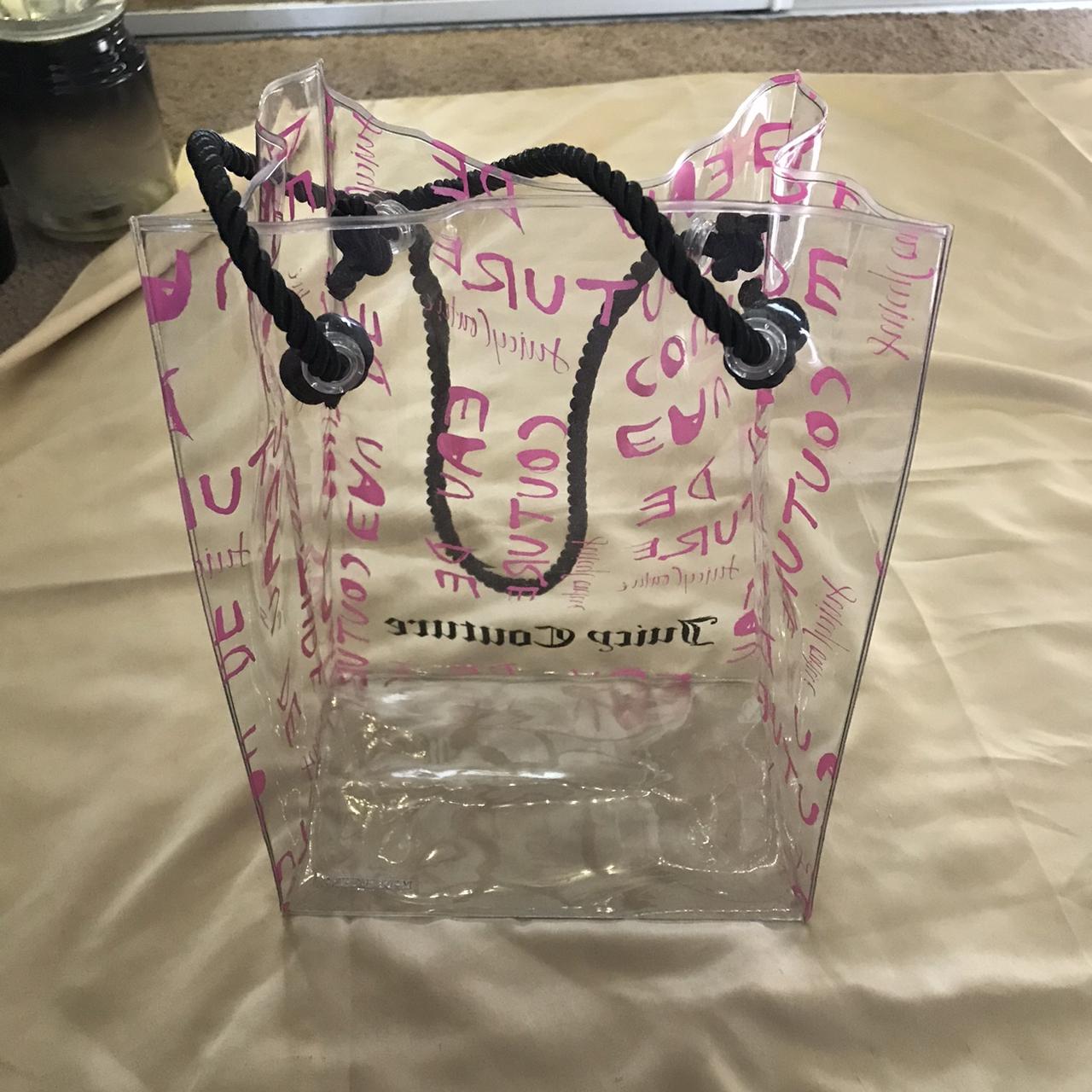 juicy couture clear bag