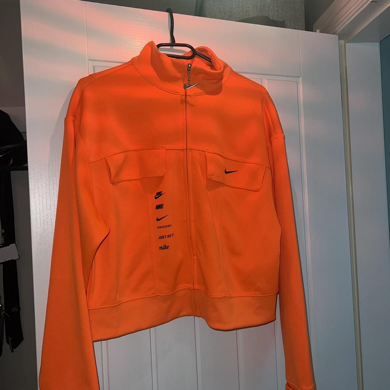 Neon orange nike jacket hotsell