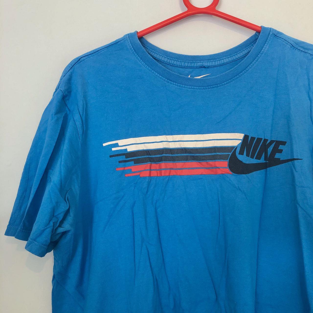 Nike Men's Blue T-shirt | Depop