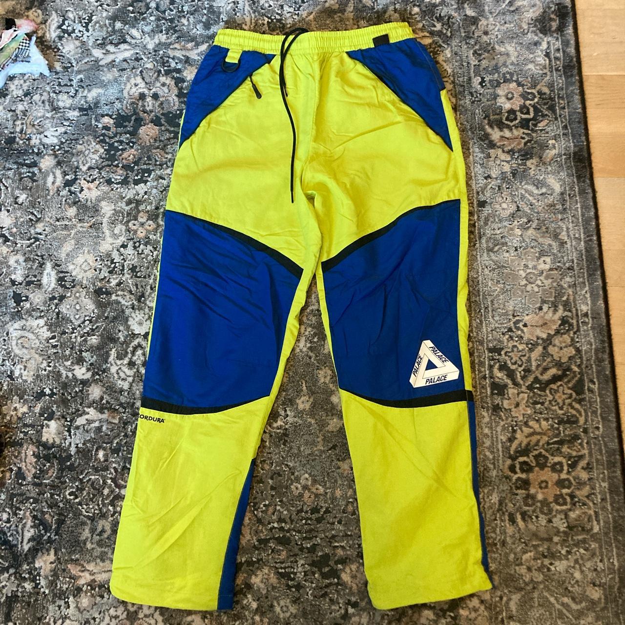 Palace P-Dura Shell Bottoms (Lime/Navy/Black) Used... - Depop