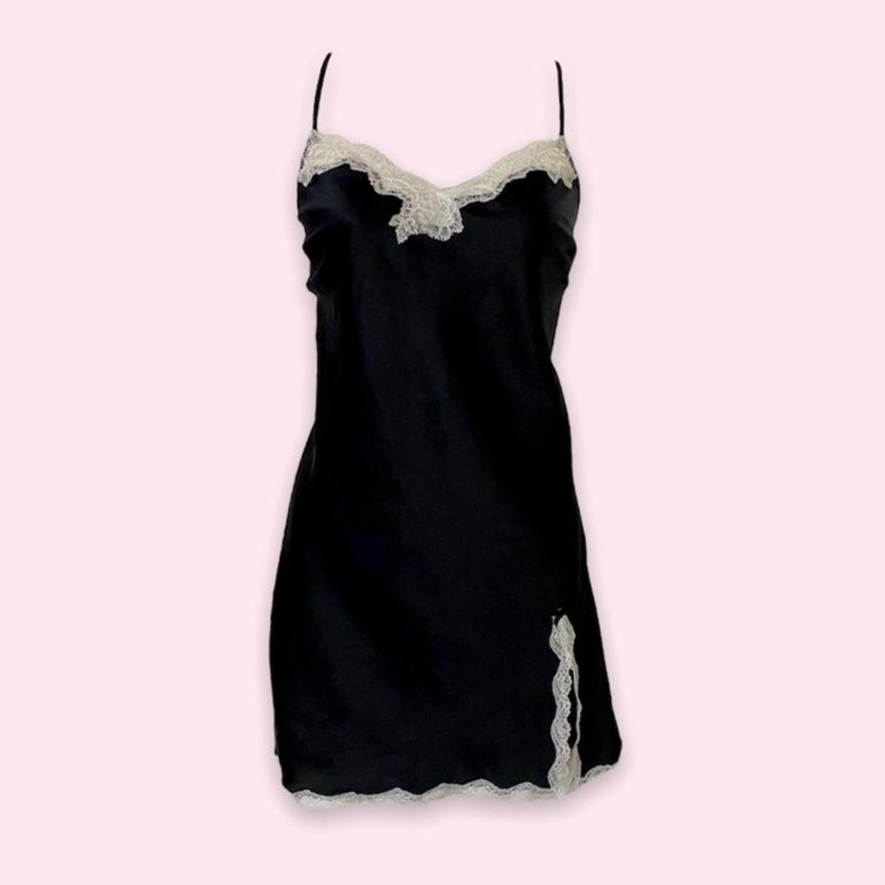 Black and white Victoria’s Secret dainty slip... Depop