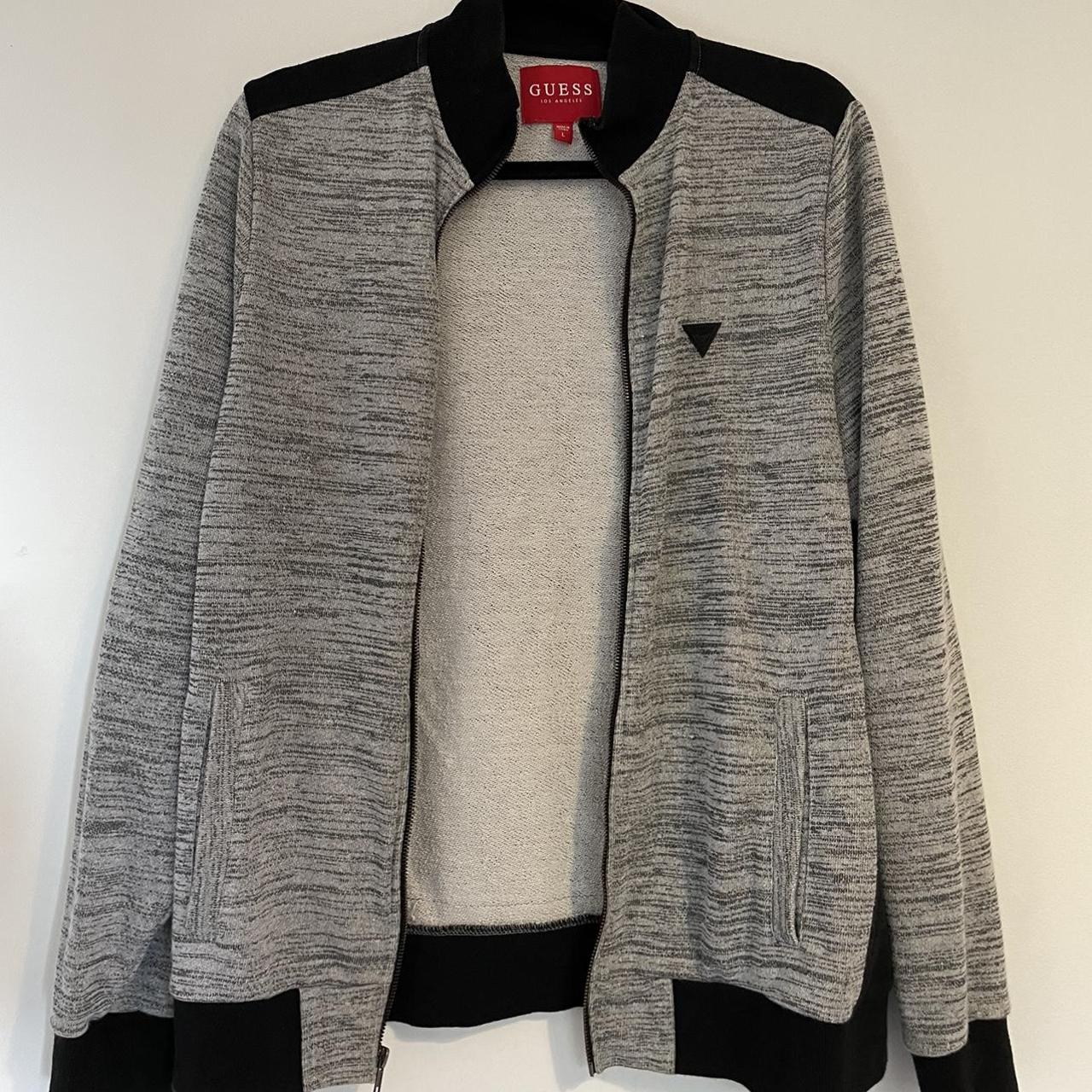 Guess Men's Grey Jacket Depop
