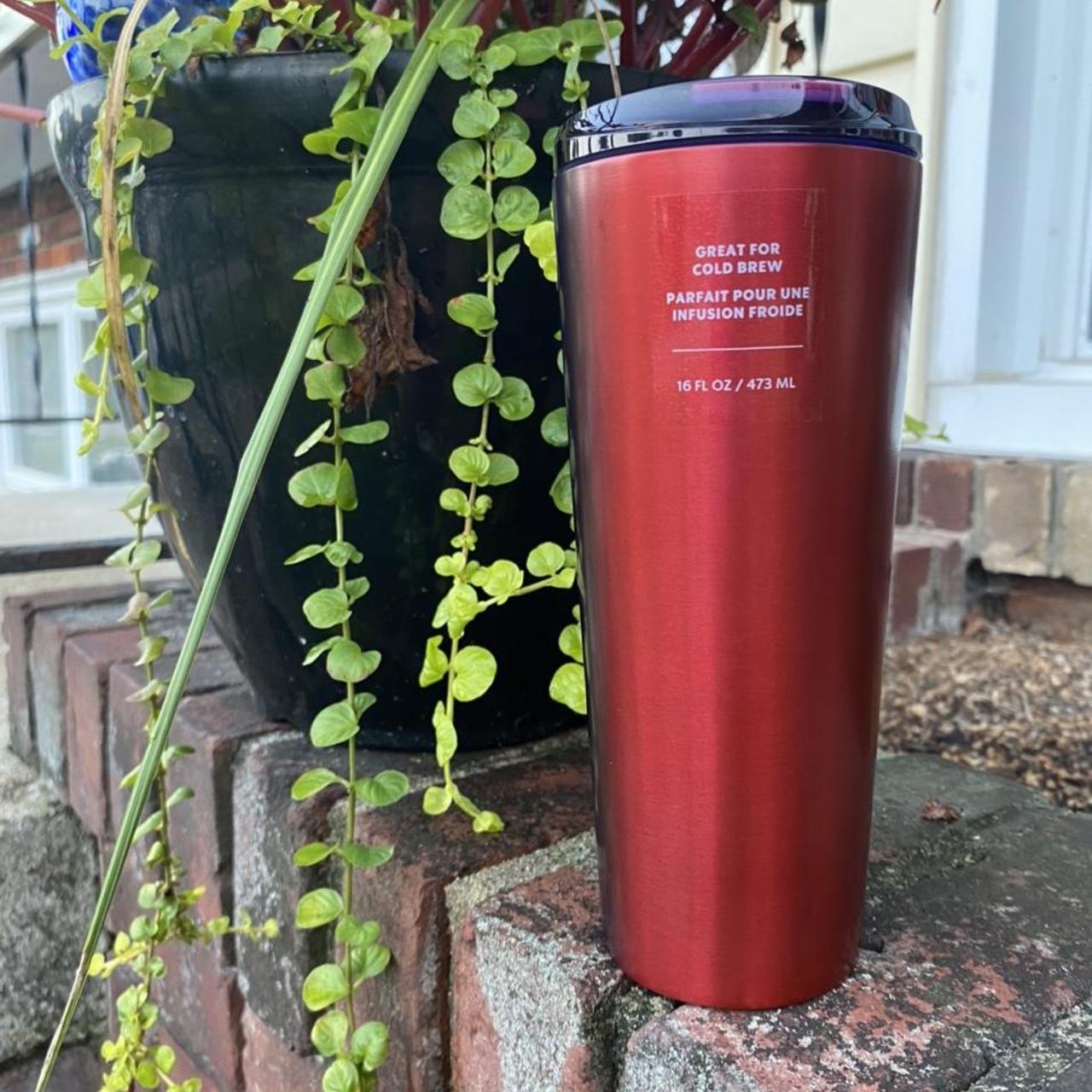 Starbucks coppery orange plastic cup!!🧡🍂 16 oz A few - Depop