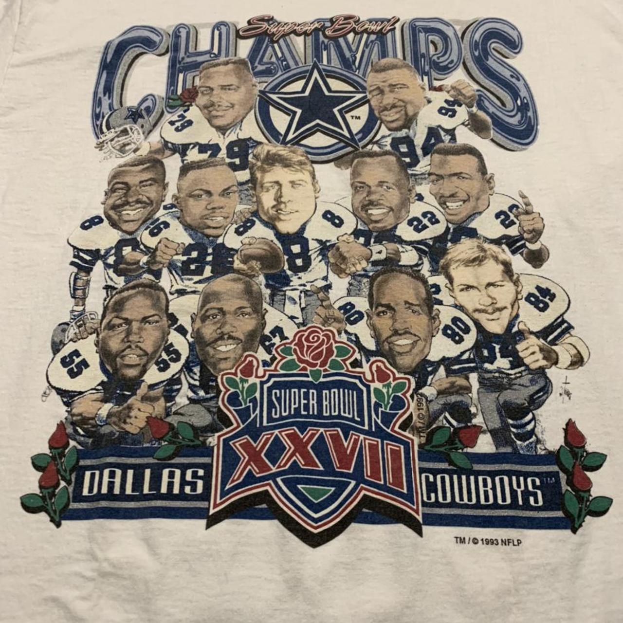 1993 Super Bowl xxvii sweatshirt Dallas cowboys - Depop