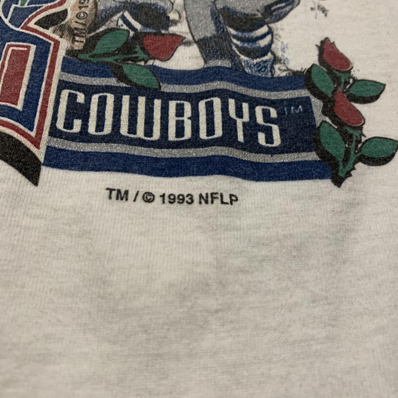 1993 Dallas Cowboys Super Bowl Champions Tee Single - Depop