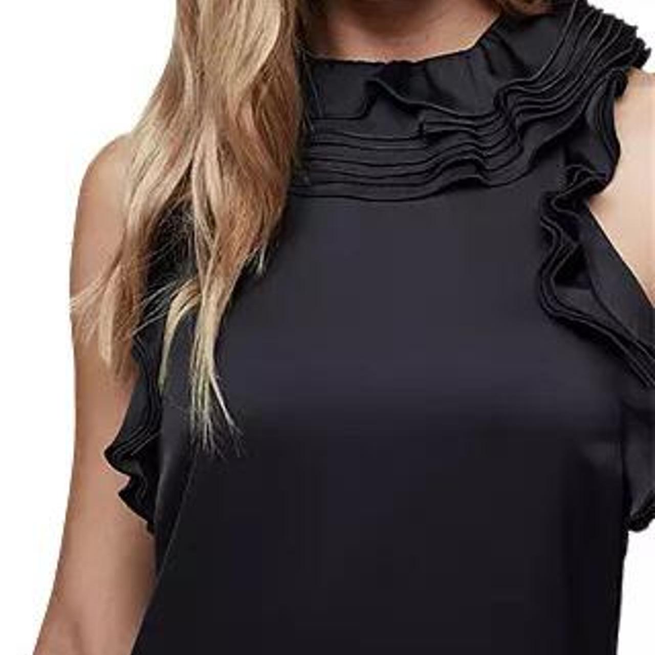 Product Image 1 - Stunning navy silk Reiss blouse.