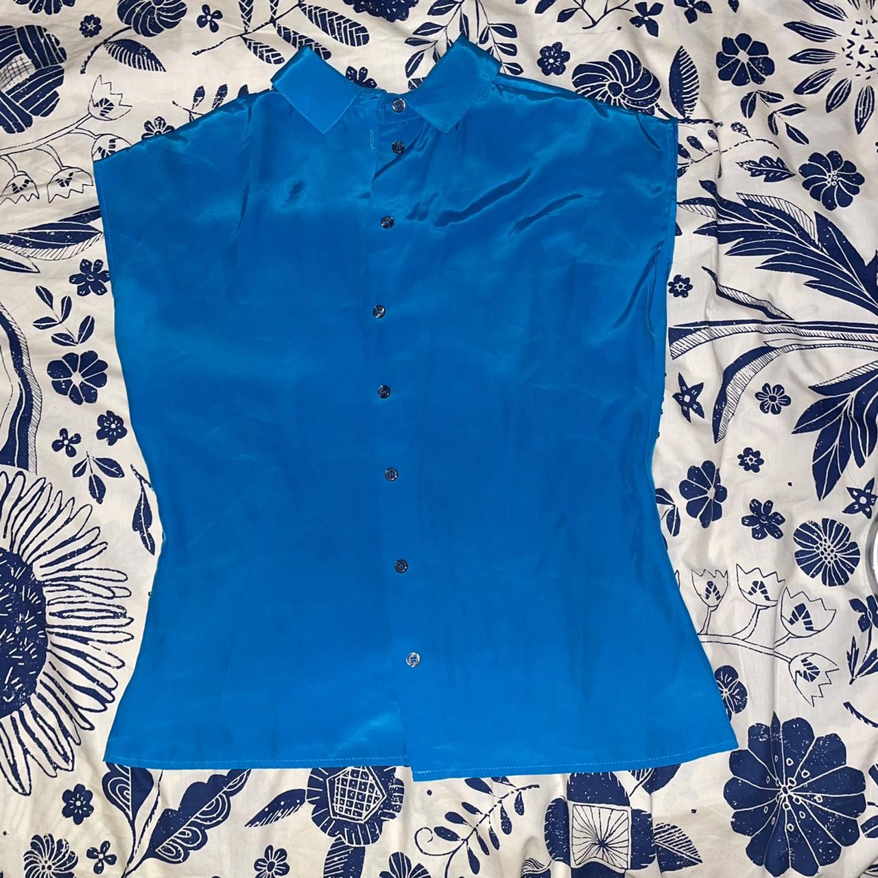 American Vintage Women's Blue Blouse (3)