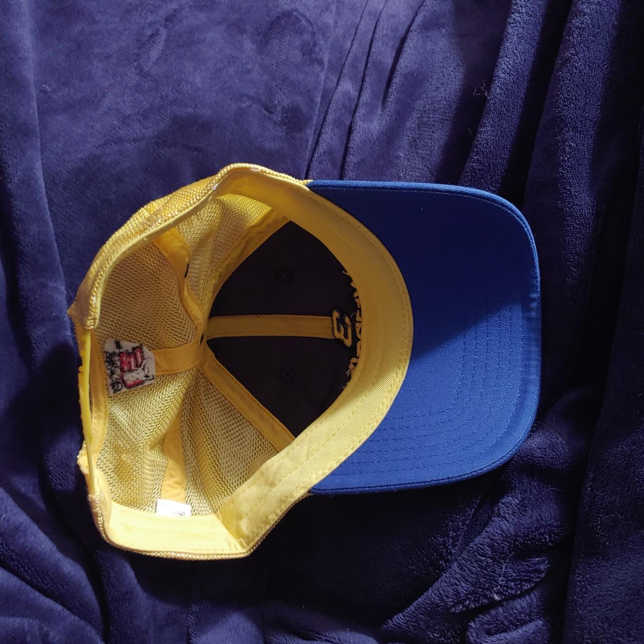 Wrangler Men's Yellow and Blue Hat | Depop