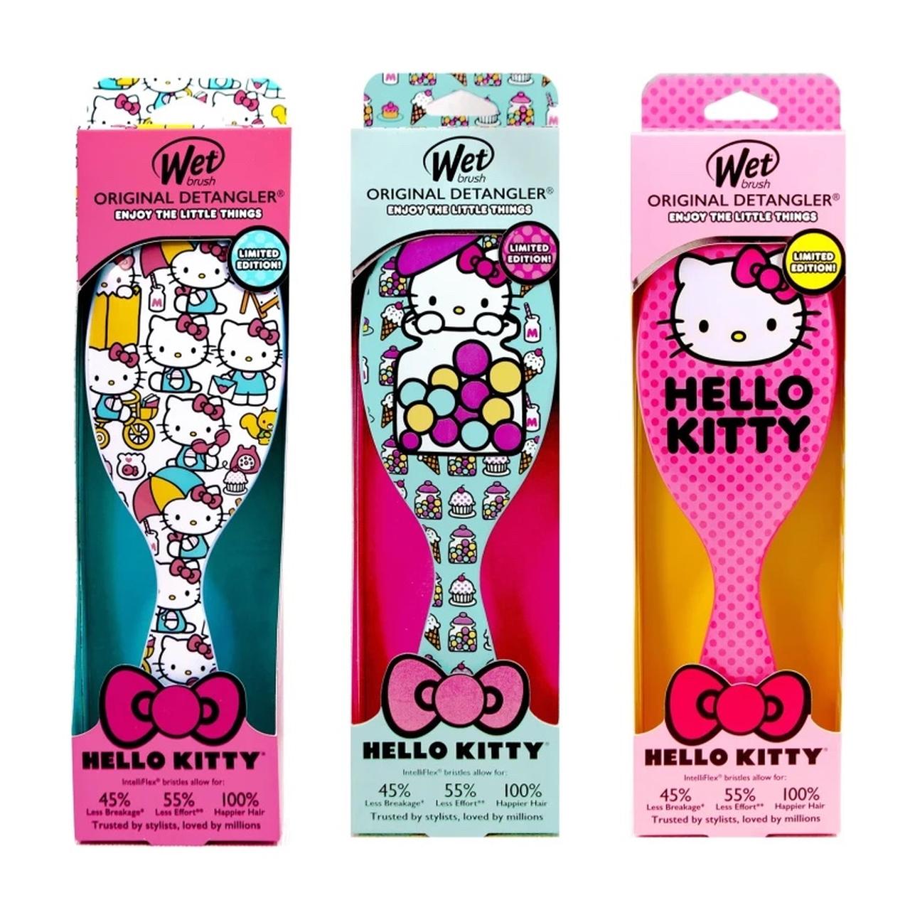 HELLO KITTY WET BRUSH DETANGLER BRUSH PLEASE SEE - Depop