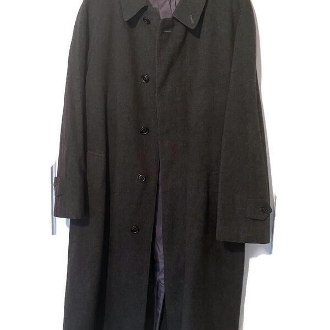 Very rare and stunning vintage Balmacaan overcoat... - Depop