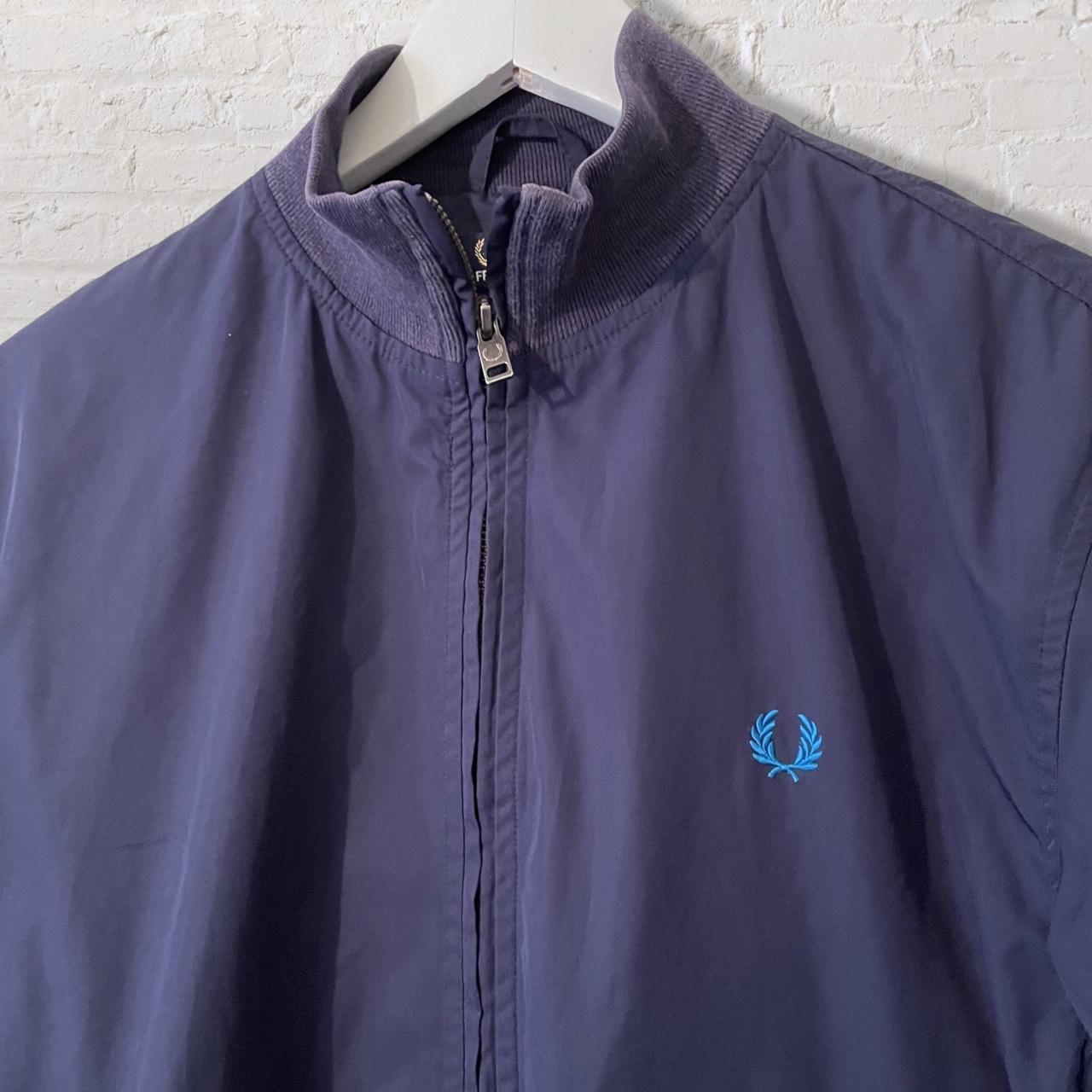 Fred Perry Blue Monkey Jacket Classic Harrington... - Depop