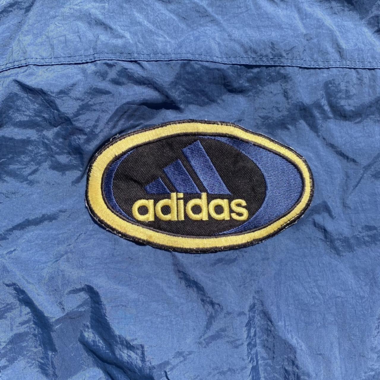 Adidas x Pharrell Williams green/blue bomber jacket. - Depop