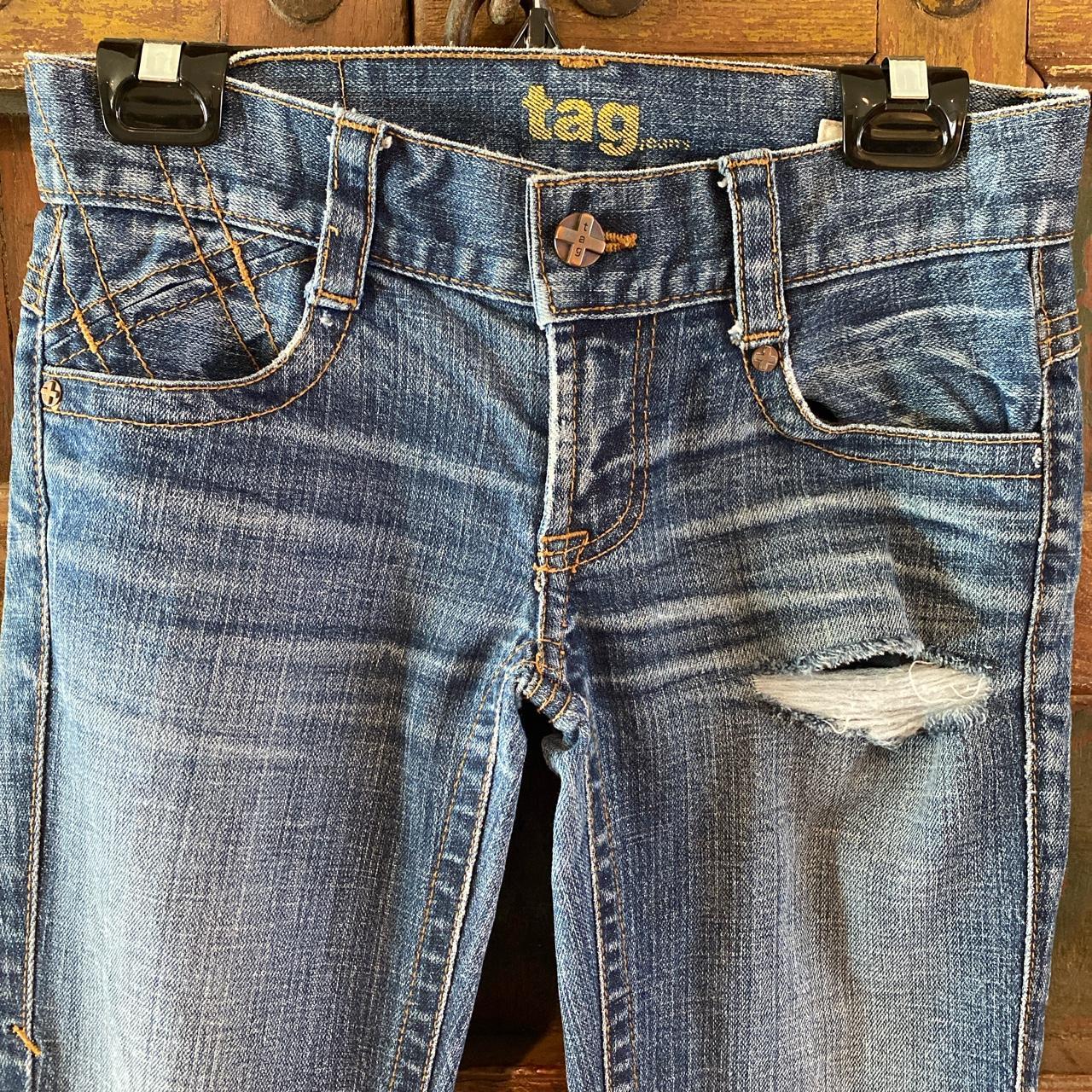 TAG Heuer Women's Blue and Gold Jeans (2)