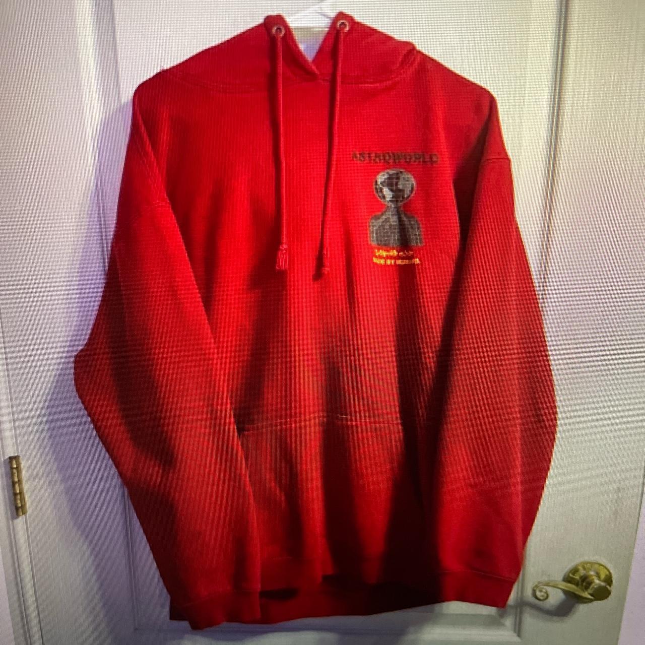 Astroworld hoodie sale red