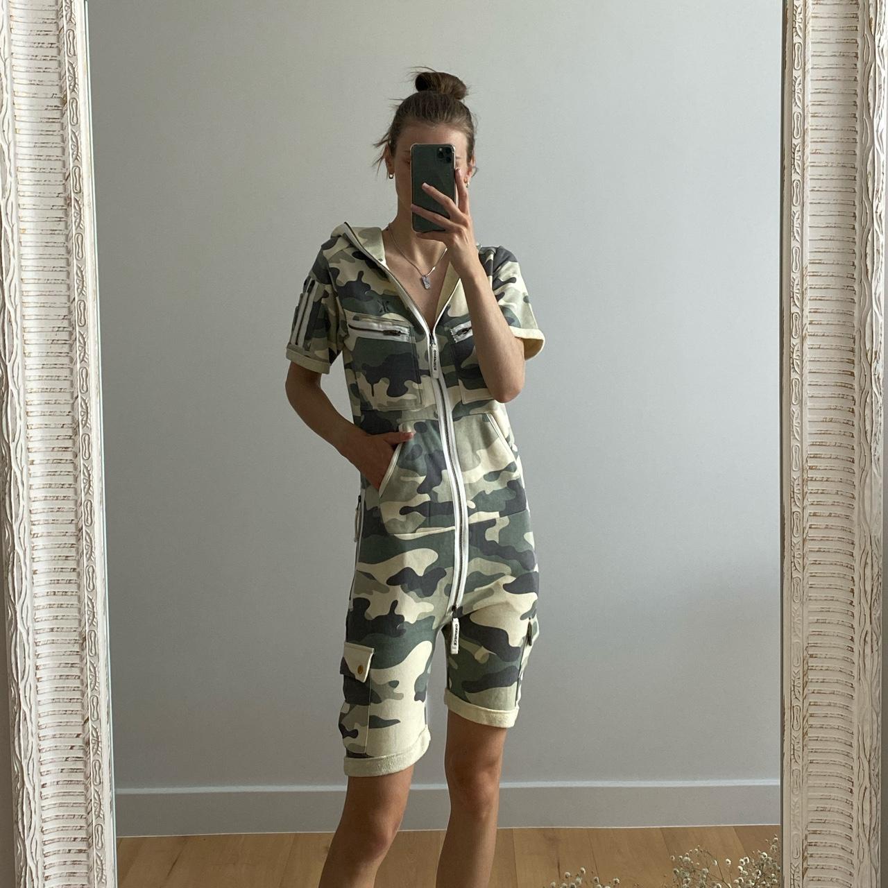 Camo best sale short jumpsuit