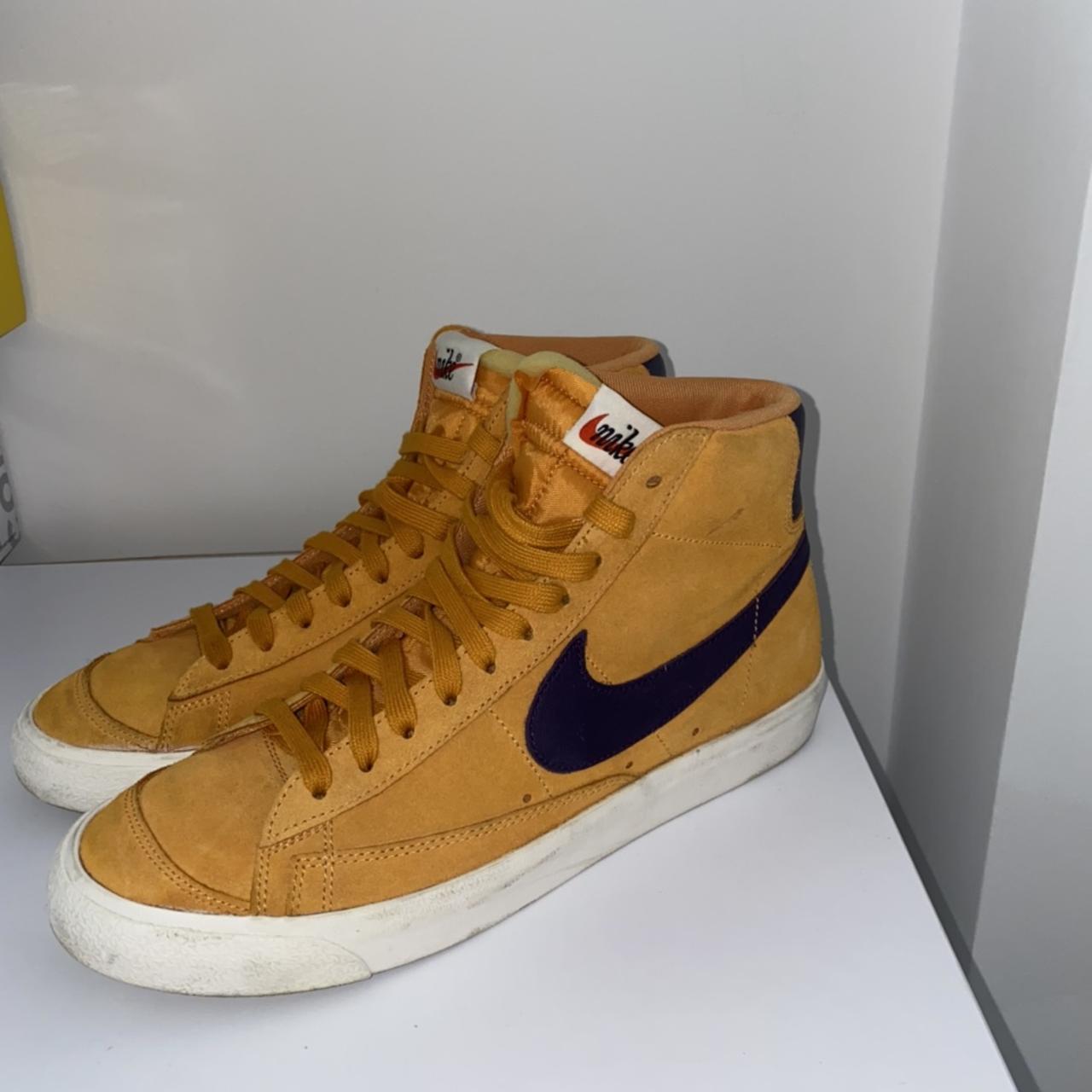 SEND OFFERS Nike blazer mids La Lakers Brand new Depop