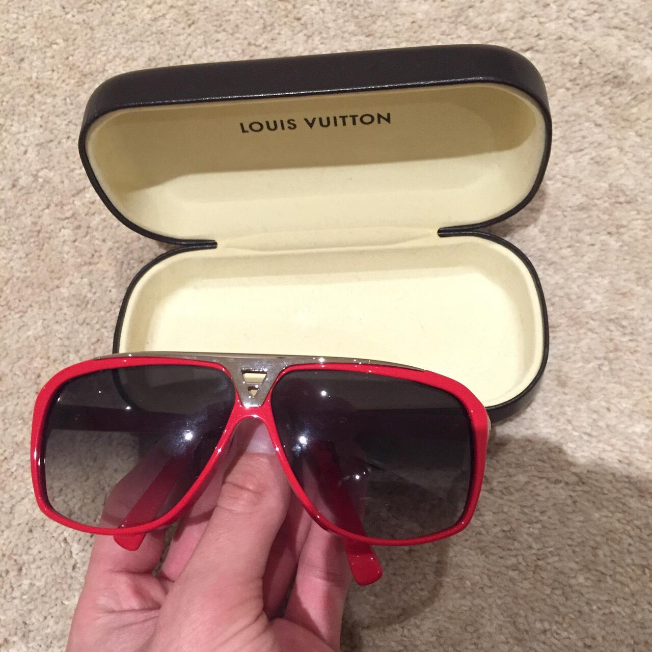 Louis Vuitton 2010 Evidence Millionaire Sunglasses - Red Sunglasses,  Accessories - LOU555292