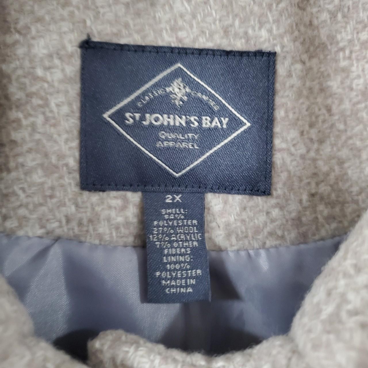 St. Johns Bay Heavy Duty Wool Winter Jacket And... - Depop