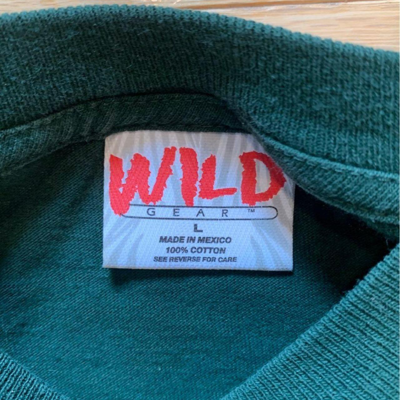 Wild Men's Green T-shirt (3)