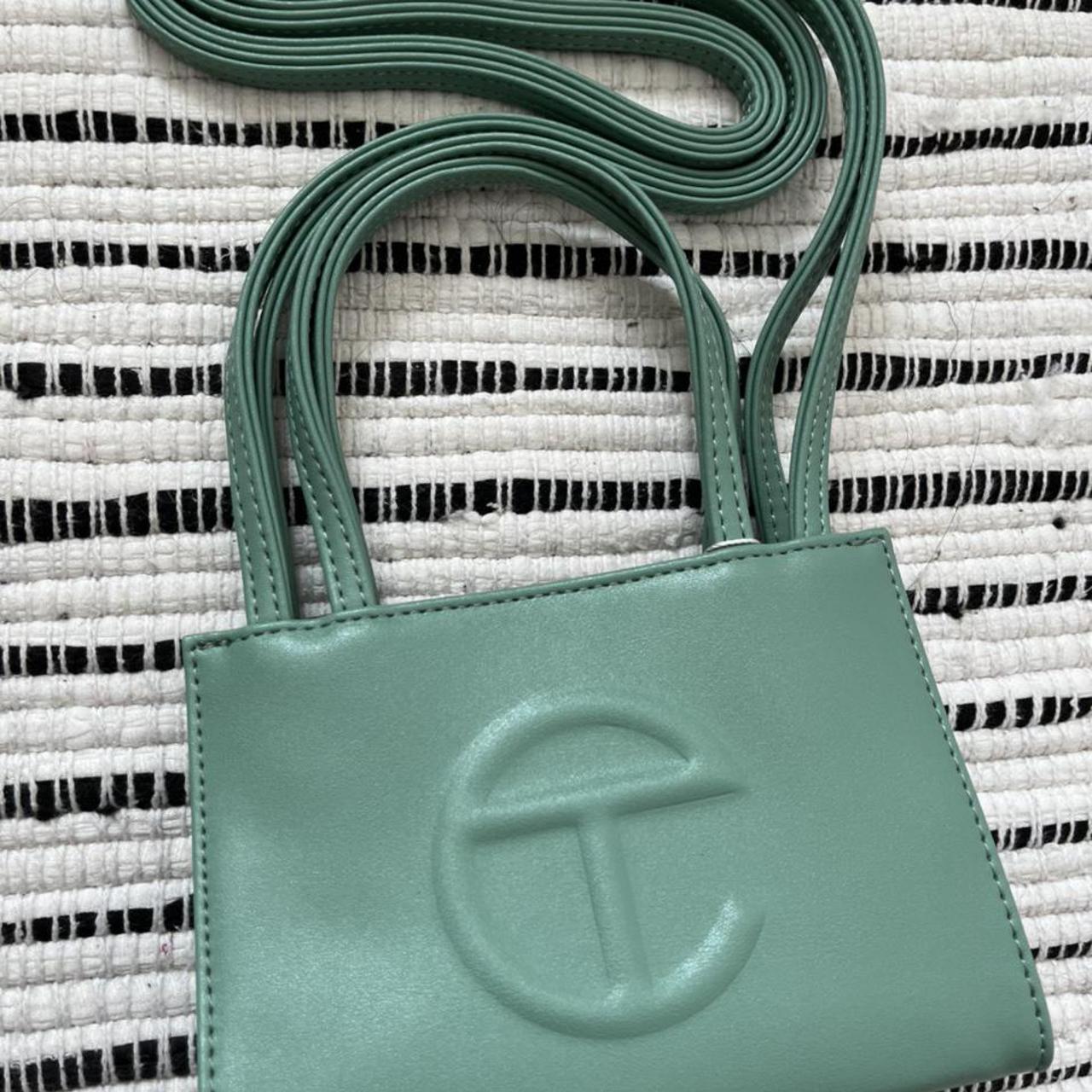 Telfar Women's Green Bag Depop