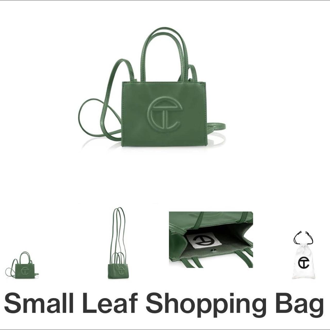 Telfar Shopping Bag Small Leaf in Faux Leather - US