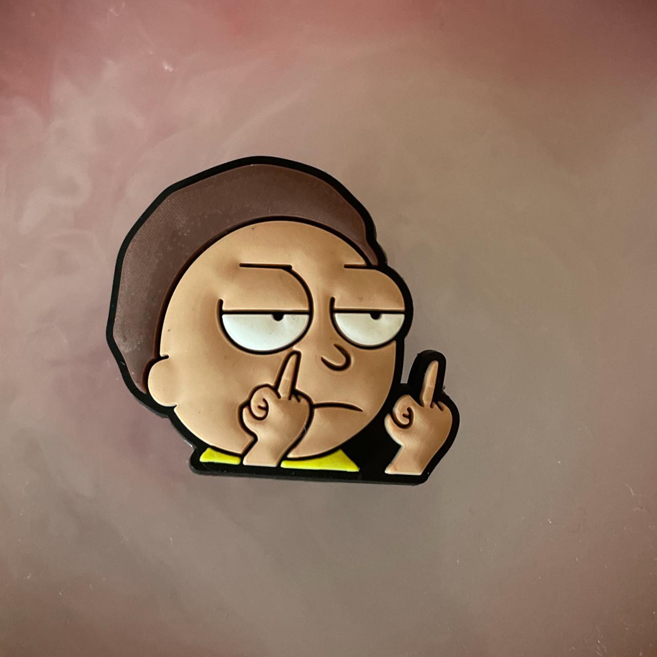 middle finger jibbitz