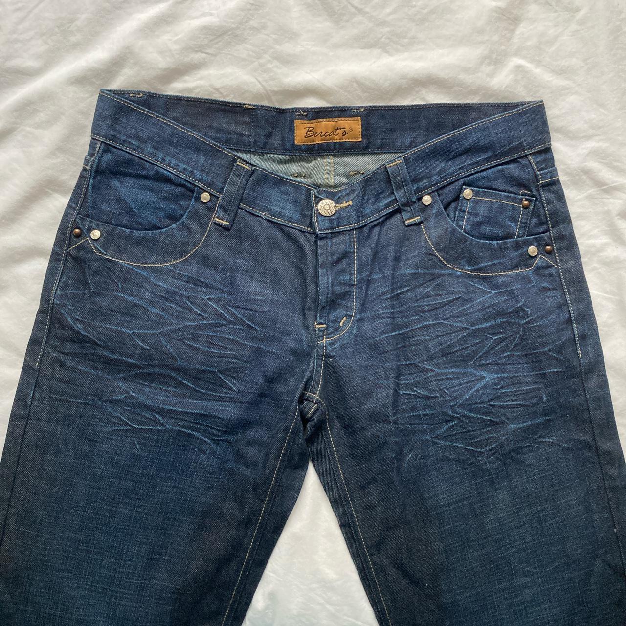 Low rise vintage Bencat dark wash jeans #lowrise... - Depop