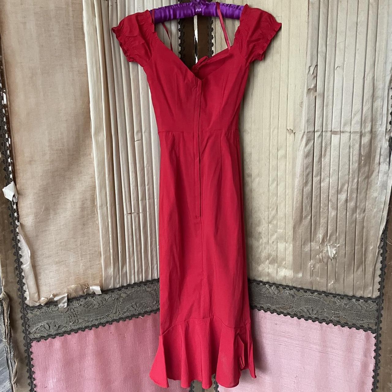 Product Image 3 - Collectif Red fishtail dress. Only