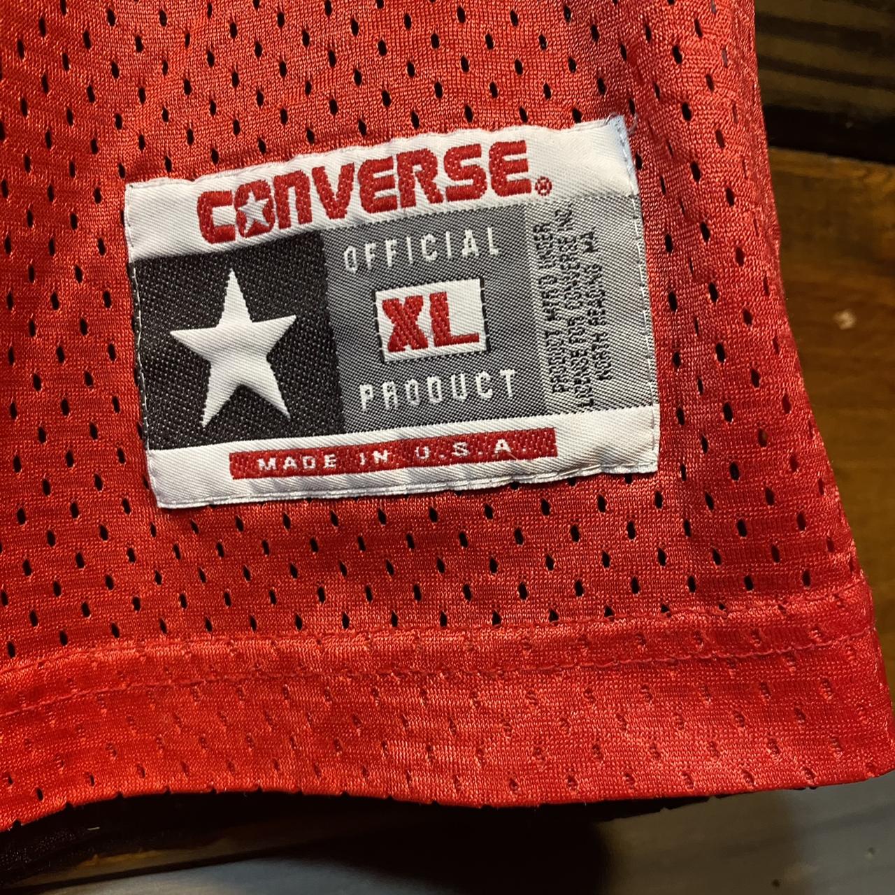 Converse Men's Red and Black Shorts (2)