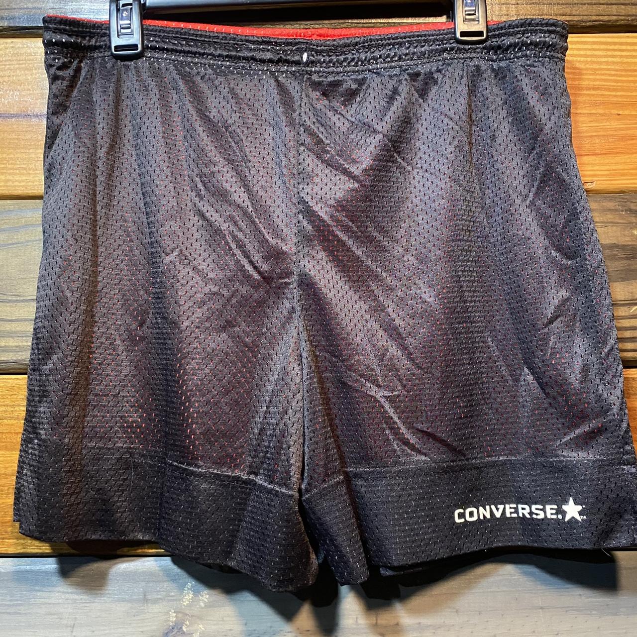 Converse Men's Red and Black Shorts (4)