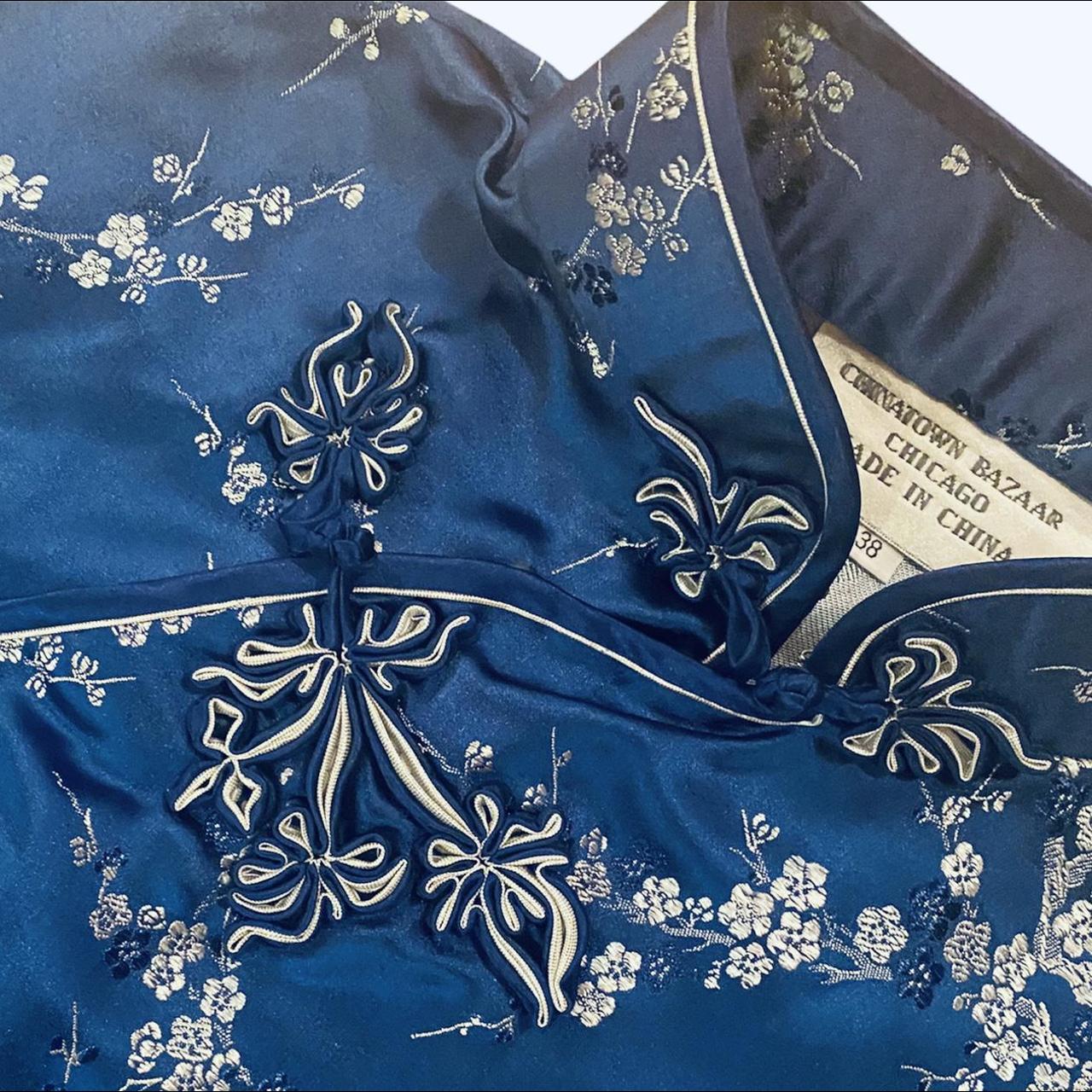 Product Image 2 - Vintage Chinese Cheongsam Dress:
(Short)
Dark Blue