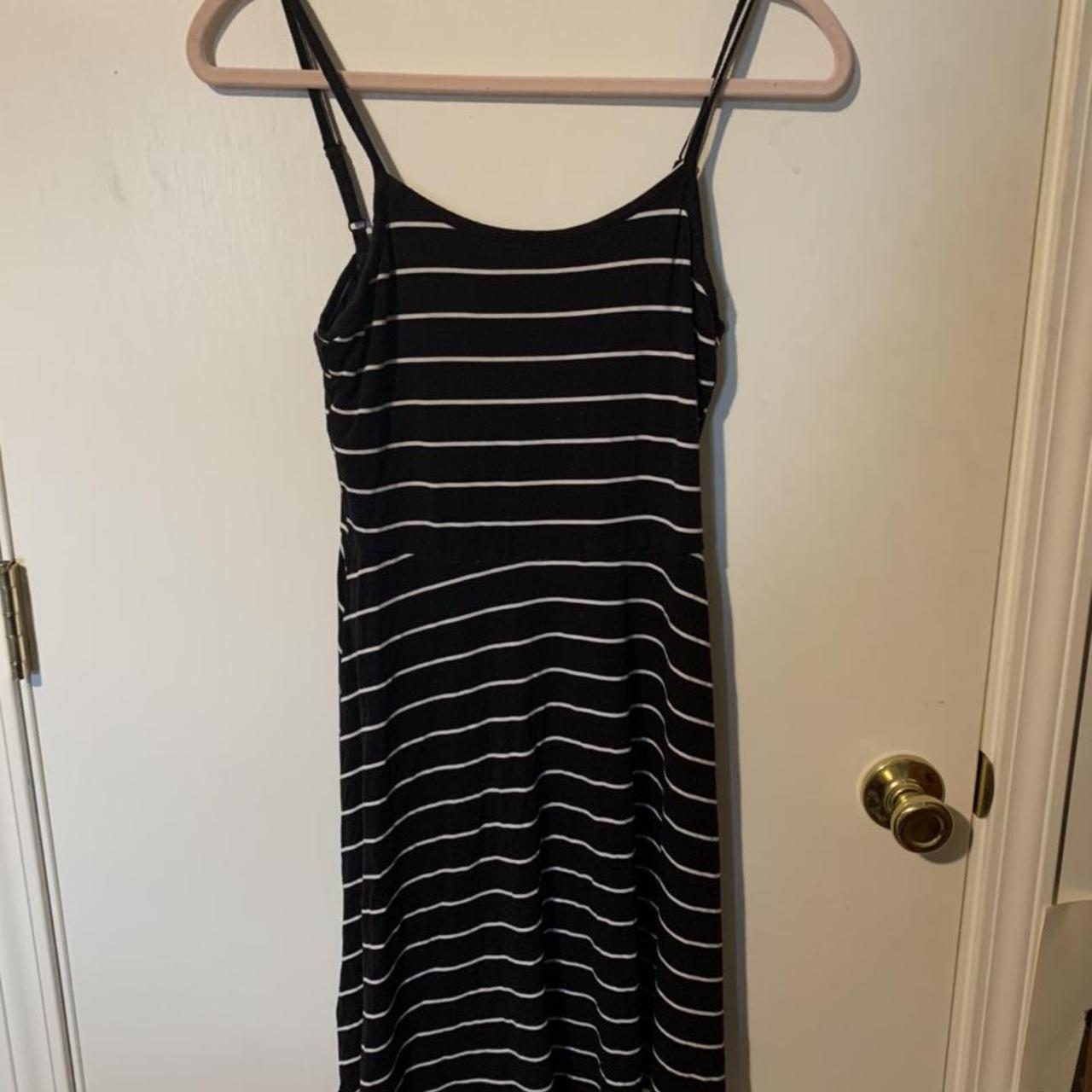 Kohls black 2024 and white dress