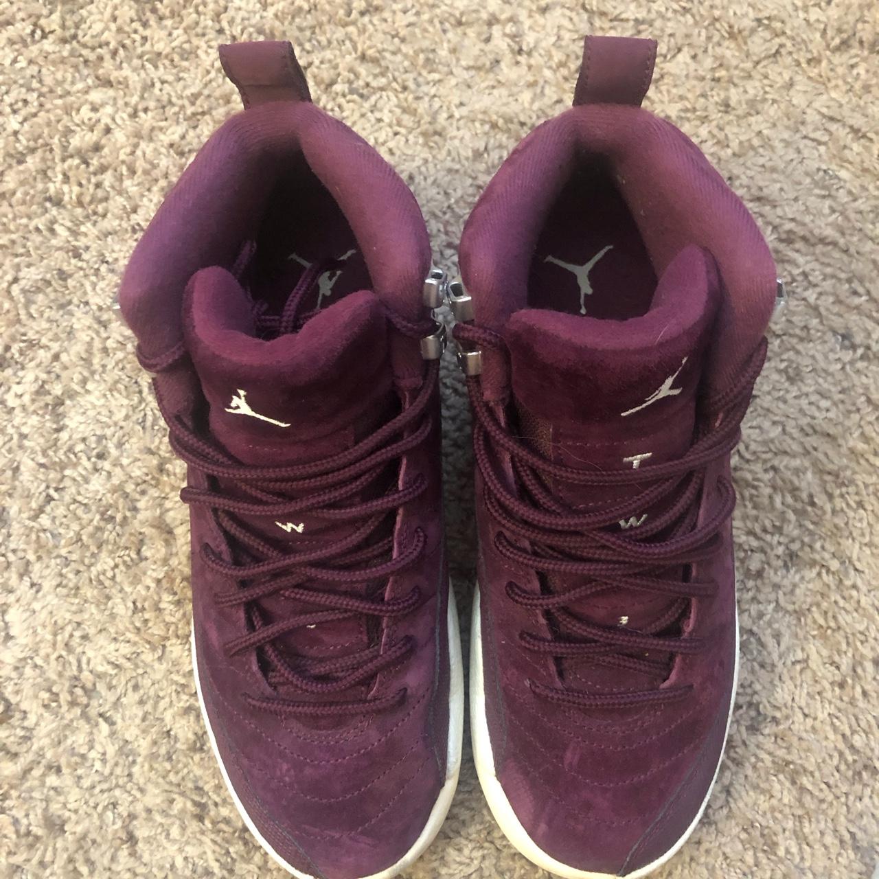 burgundy red jordans