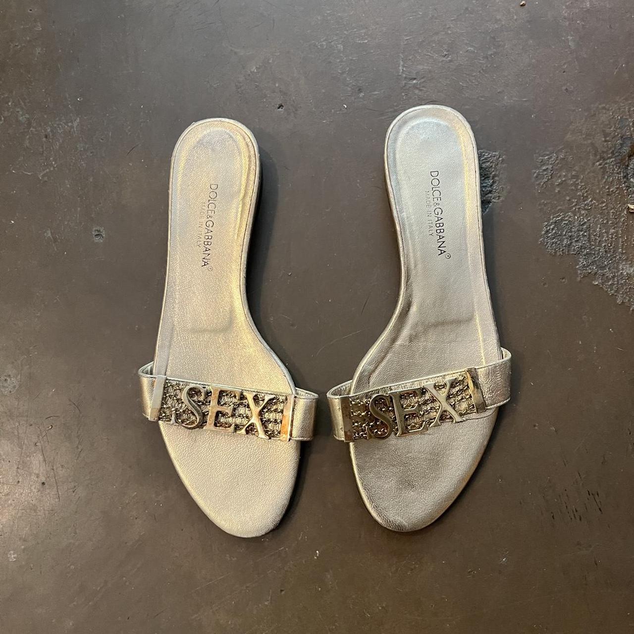 Dolce And Gabbana Ss 2003 Sex Sandals Slides So Depop